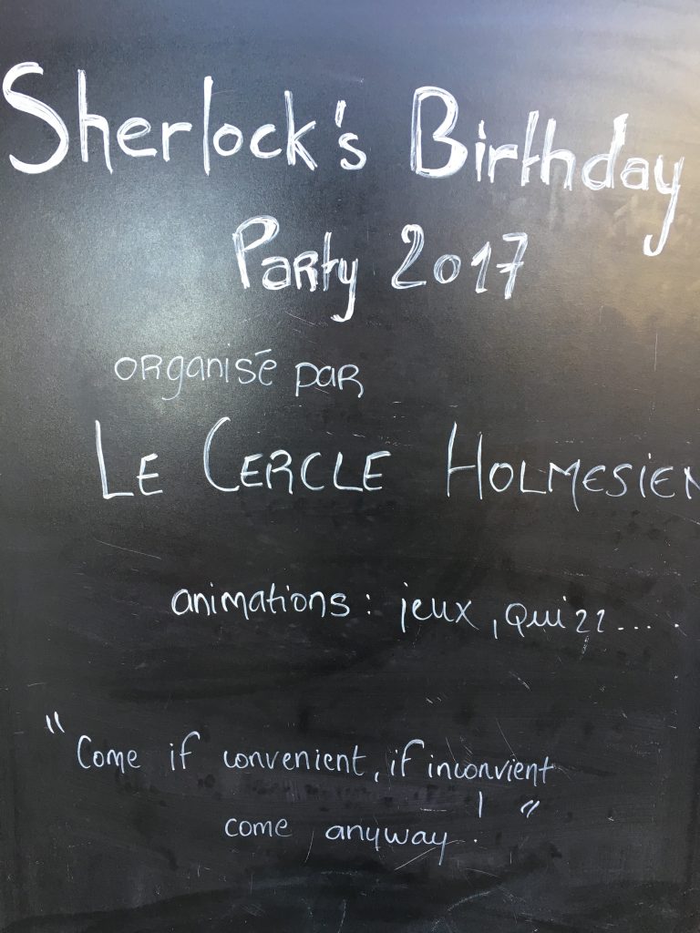 Sherlock Birthday Party